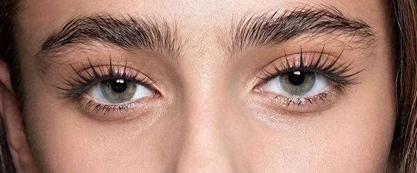 The same eyes with a lash style previewed in Brissie
